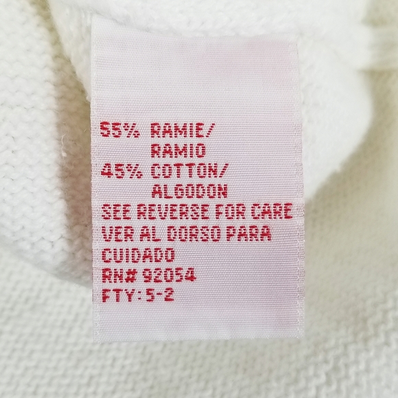 4th of July Grandma Knit Red White Blue Flag Sleeveless Cotton Blend Tank Top - Picture 9 of 11